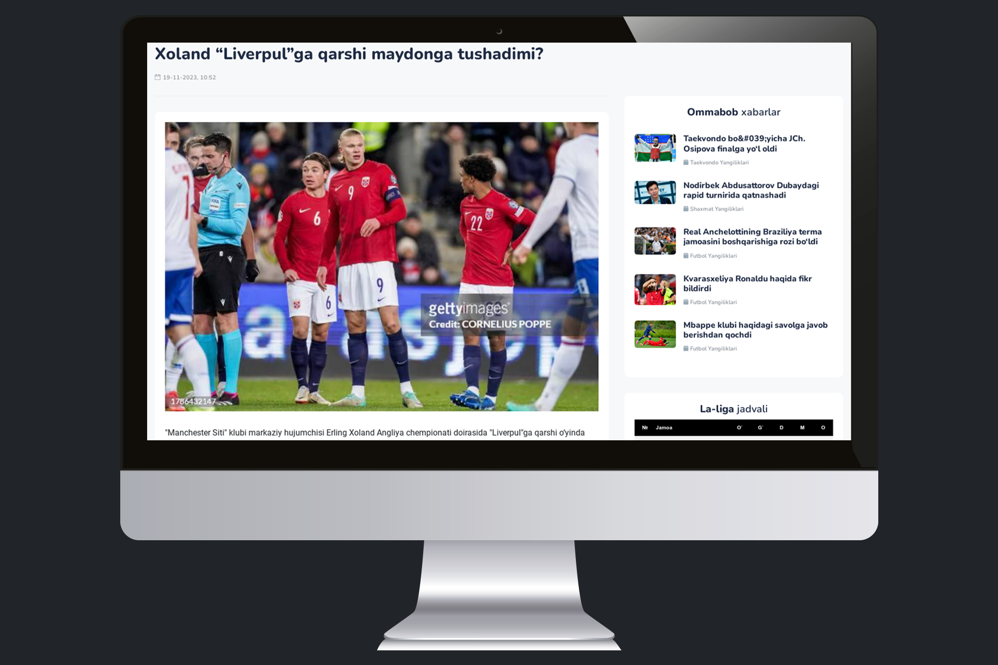 LiveSports.Uz - Futbol, Boks, MMA, UFC, Kurash, Dzyudo, Karate, Taekvondo, Gimnastika, Yengil atletika, Og'ir atletika, Voleybol, Basketbol, Xokkey, Tennis, Shaxmat va boshqa sport yangiliklari sayti.